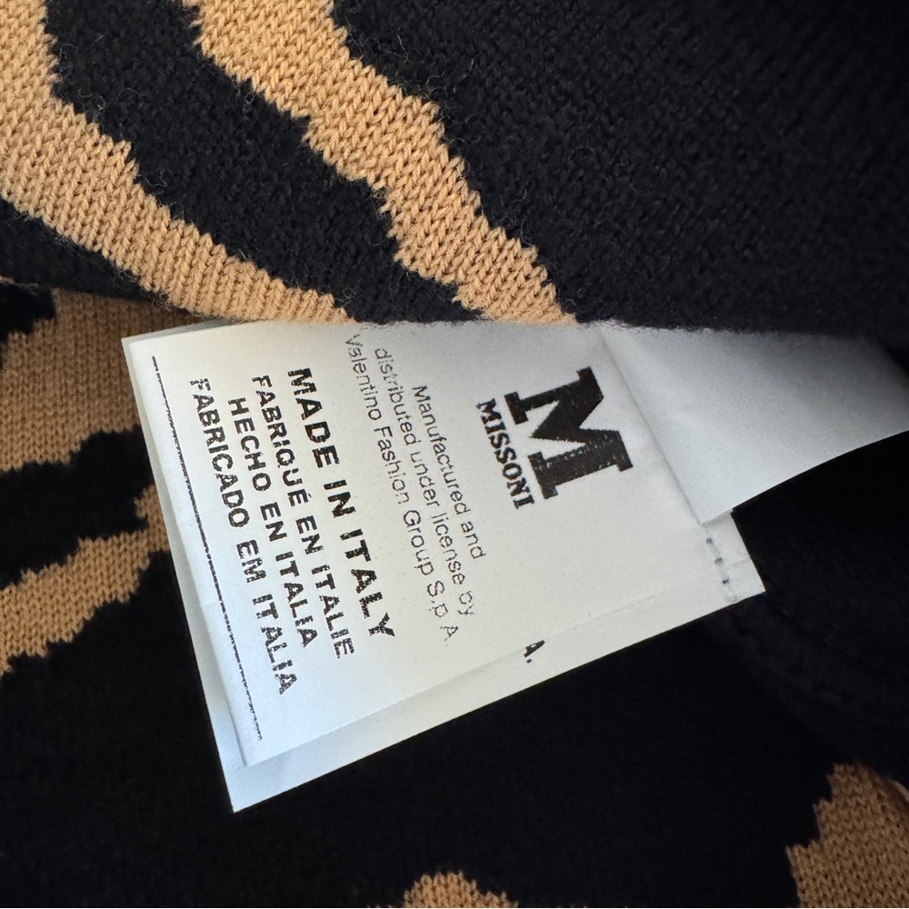 Missoni Black and Tan Mini Skirt - Picture 8 of 10